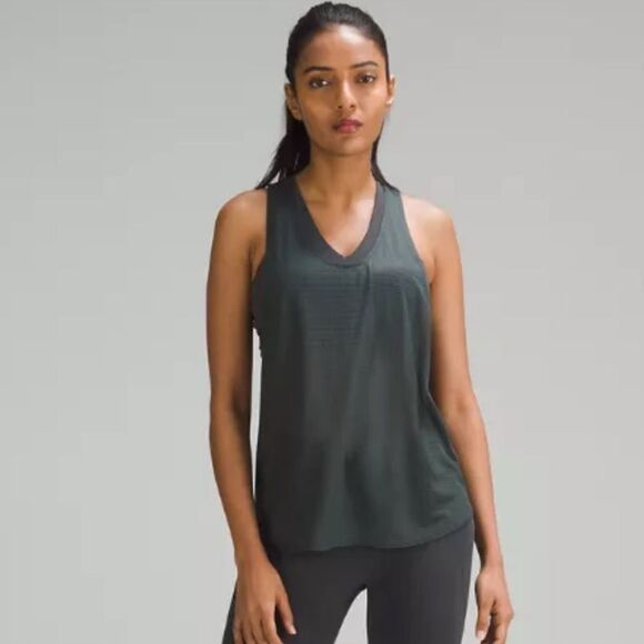 NWT LULULEMON Limited Edition Lab Grid Mesh Singlet Graphic Terra Cosmo Size 10 - Picture 6 of 13